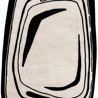 Овальный ковер Toulemonde Bochart Fragment Noir et blanc (200 x 300) 