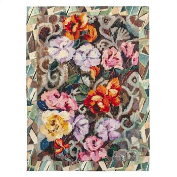 BLDG0267, Tapestry Flower, Damson, Designers Guild