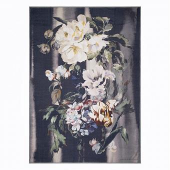 Плед BLDG0129, Delft Flower, Noir, Designers Guild 180 x 130 см 