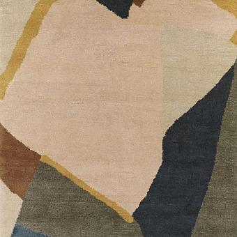 Прямоугольный ковер Toulemonde Bochart Abstract Kaki Rose (140 x 200) 