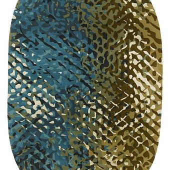 Овальный ковер Toulemonde Bochart Apidea Bleu Vert (170 x 240) 