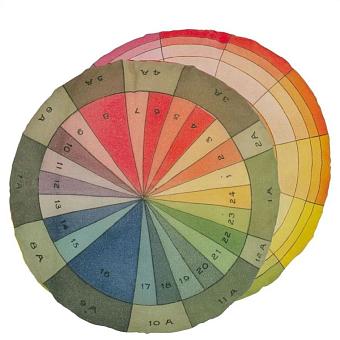 Подушка CCJD5073, Colour Wheel, Multicolour, John Derian 45см 