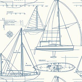 Бумажные обои KT-Exclusive YC61322 коллекции Yacht Club