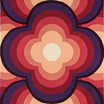 Flower Power Fushia (250x350), Flower Power, Fushia, Toulemonde Bochart