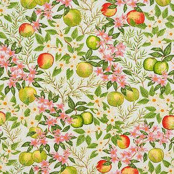 Ткань Porter & Stone Apple Blossom PVC Green коллекции Glasshouse
