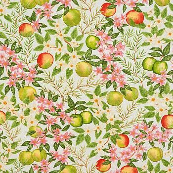 Apple Blossom PVC Green, Glasshouse, Porter & Stone