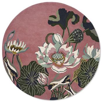 38602 (D200), Waterlily Dusty Rose Round, Wedgwood