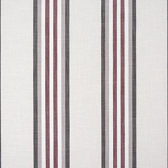 Ткань Porter & Stone Manali Stripe Rosso коллекции Manali