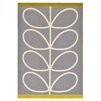 460605 (160x230), Linear Stem Slate Outdoor, Orla Kiely