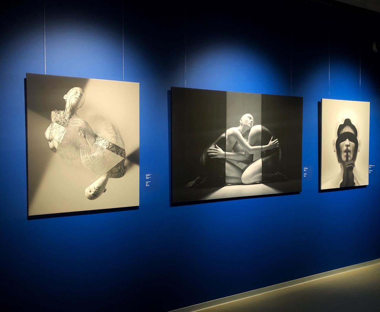 Экспозиция выставки Виктора Ремишевского в Музее современного искусства Эрарта.