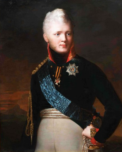 Жан Лоран Монье. Портрет императора Александра I. Российская империя, Санкт-Петербург, 1806 г.